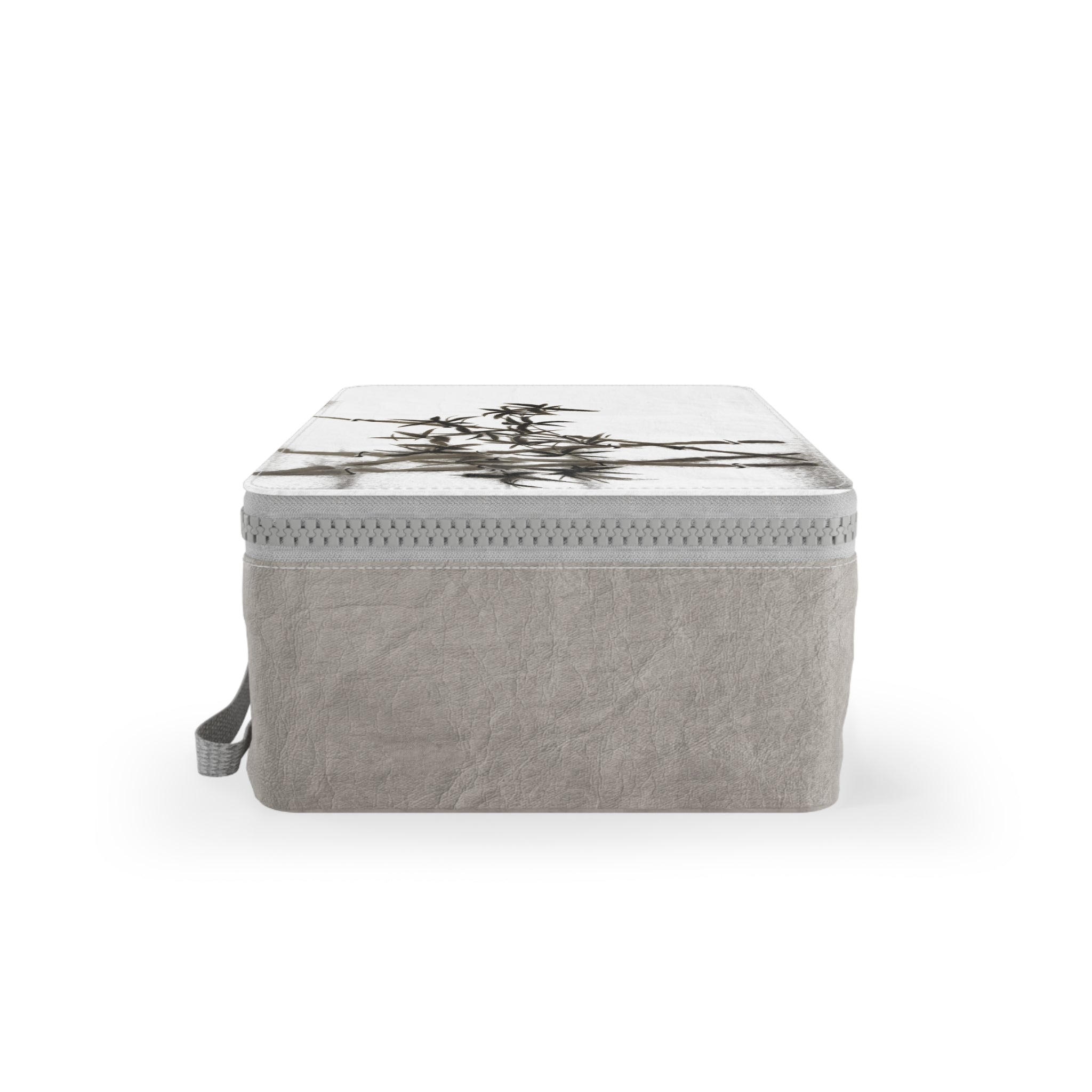 Bamboo Sumi-e Paper Lunch Bag — Minimalist Asian Ink Painting Lunch Tote