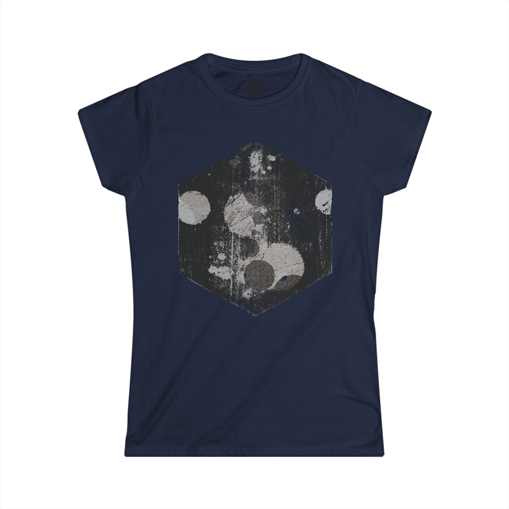 Women's Tee — Abstract Cosmic Hex Graphic