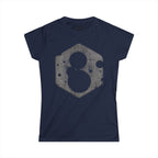 Snowman Hexagon Graphic Tee — Women's Winter Holiday Shirt