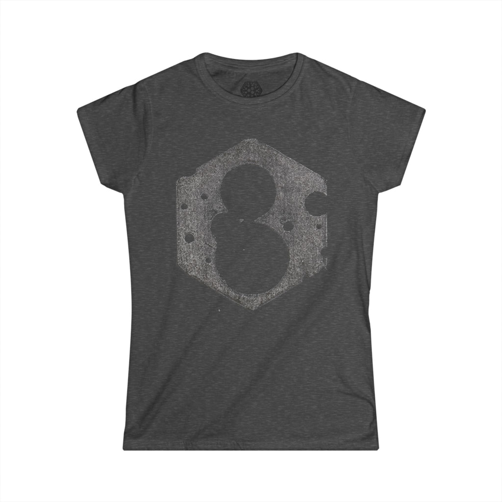 Snowman Hexagon Graphic Tee — Women's Winter Holiday Shirt