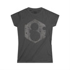 Snowman Hexagon Graphic Tee — Women's Winter Holiday Shirt
