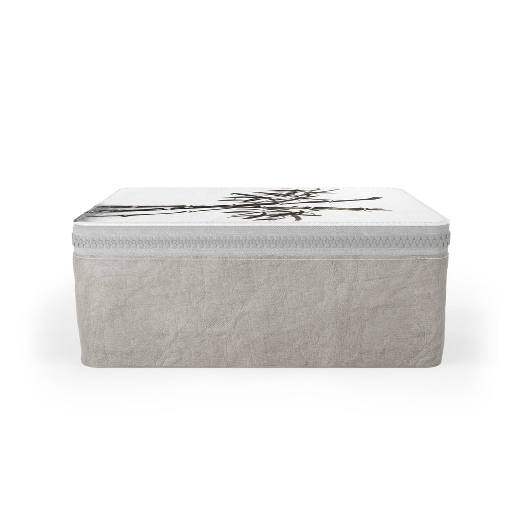 Paper Lunch Bag — Minimalist Ink Bamboo Lunch Tote