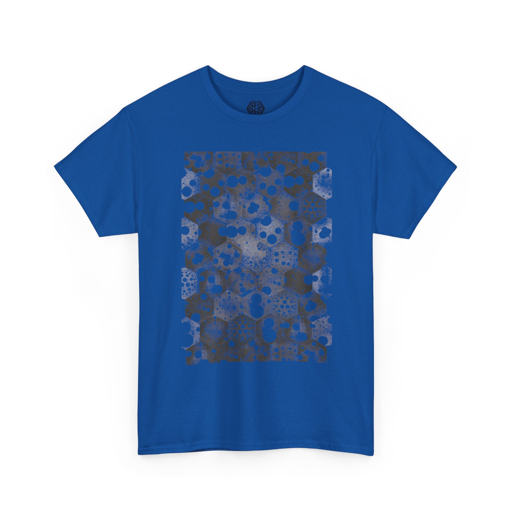 Hex Moon Graphic Tee — Distressed Space Cheese Vintage Astronomy T-Shirt