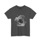 Hex Moon Graphic Tee Design Hex29 — Distressed Space Cheese Vintage Astronomy T-Shirt
