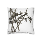 Bamboo Ink Sumi-E Decorative Pillowcase