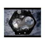 Abstract Celestial Hex Matte Poster — Moody Space Wall Art