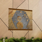 Rustic Metal Stencil Poster