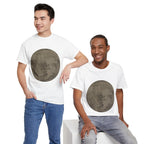Full Moon Graphic Tee — Minimal Lunar Moonprint T-Shirt
