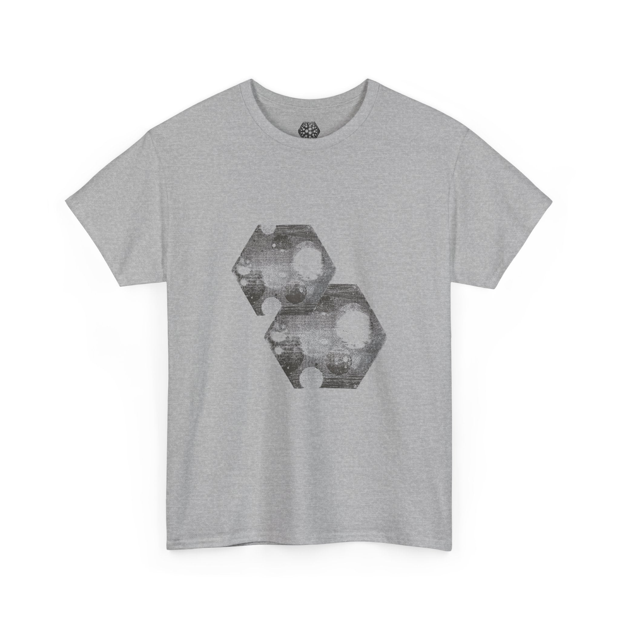 Amy To Custom Abstract Hexagon Circle Tee