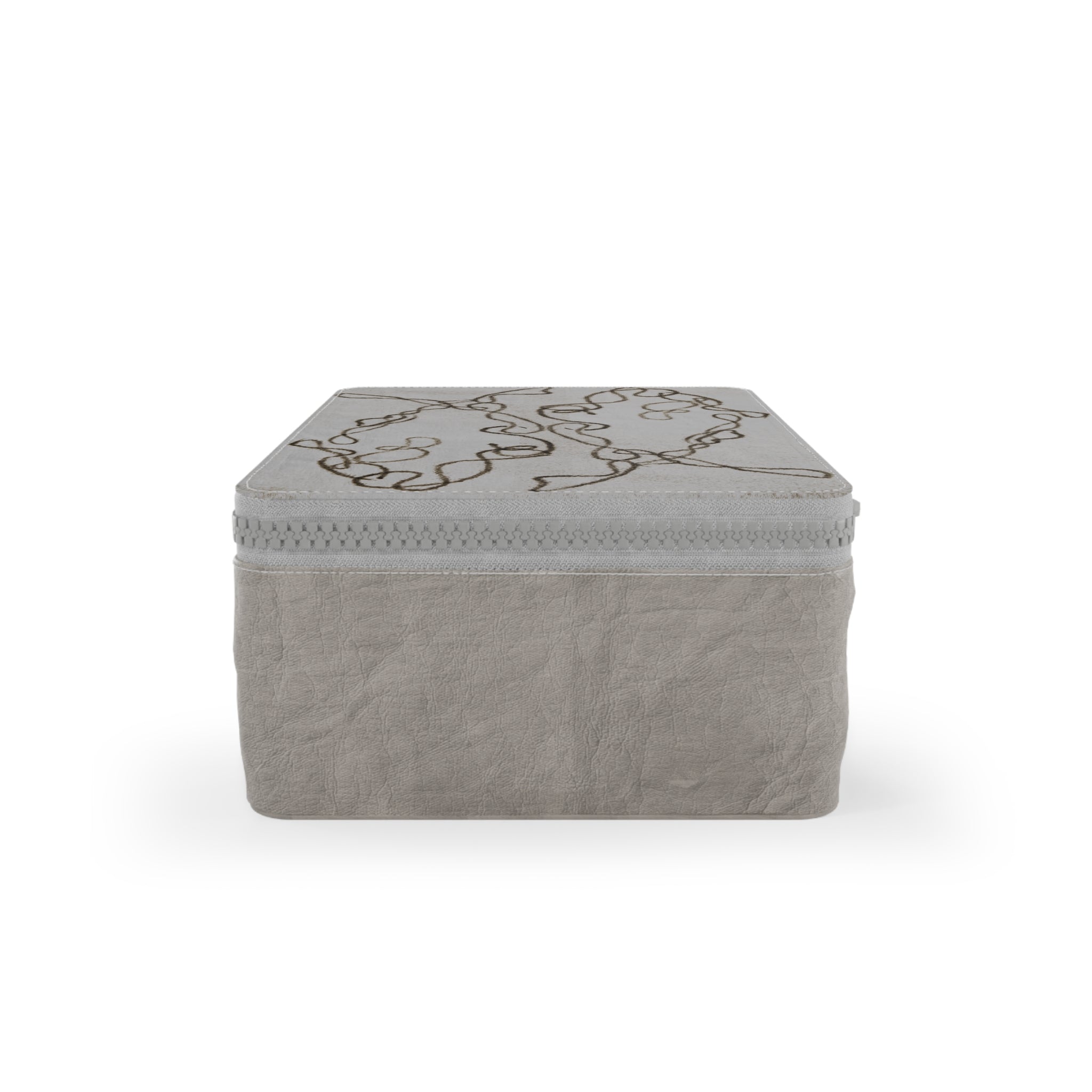 Paper Lunch Bag — Minimalist Abstract Line Art Reusable Lunch Sack