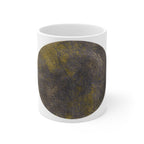 Ceramic Mug — Rustic Leaf Texture Coffee Cup (Nature-Inspired, Earthy Home Gift) - no 39