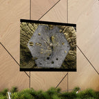 Weathered Tree Cross-Section Poster | Matte Horizontal Wall Art
