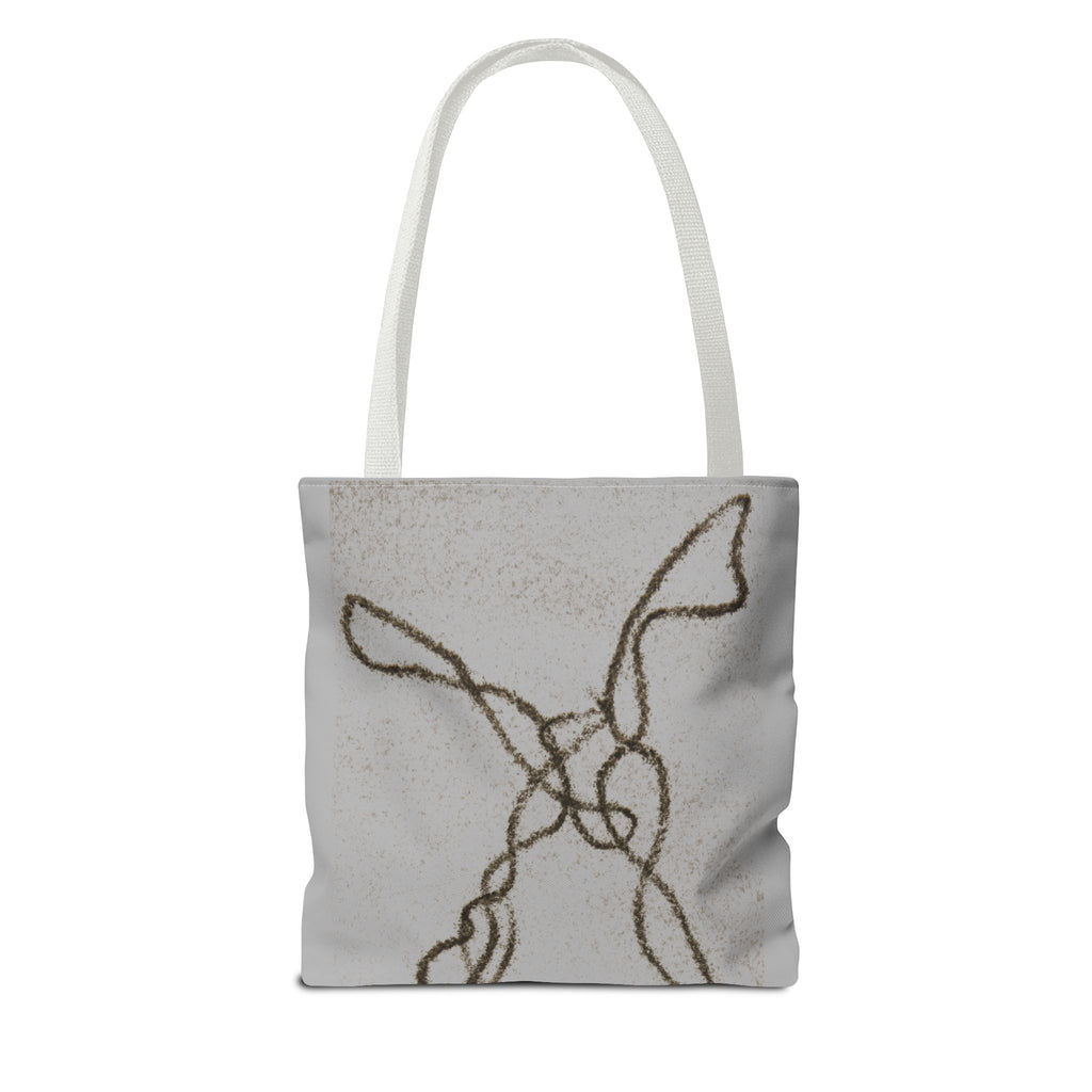 Tote Bag — Minimal Line Art Rope Sketch Tote