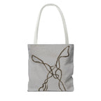 Tote Bag — Minimal Line Art Rope Sketch Tote