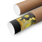 Abstract Bubble Texture Matte Poster — Modern Industrial Wall Art