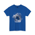 Hex Moon Graphic Tee Design Hex29 — Distressed Space Cheese Vintage Astronomy T-Shirt