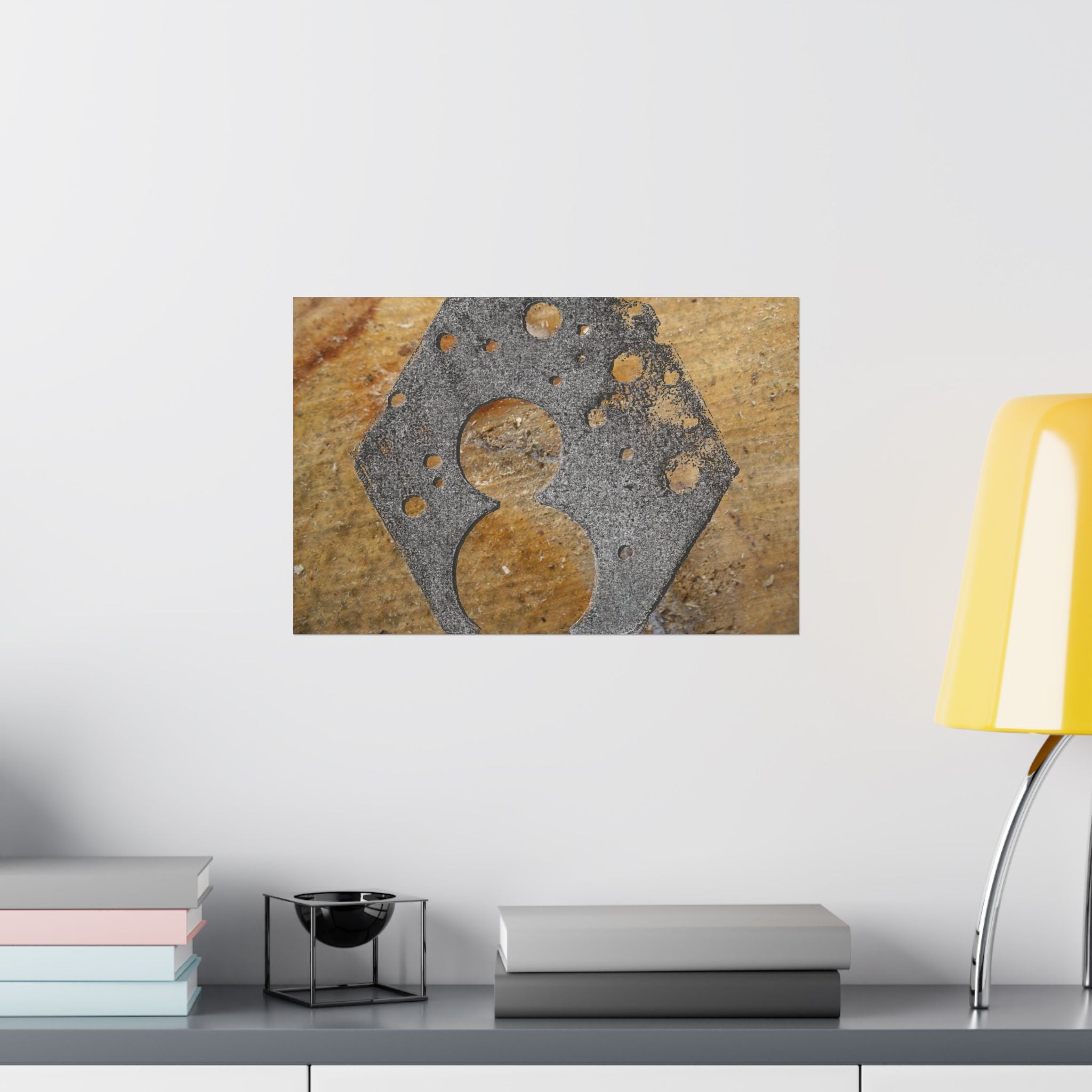 Rustic Metal Stencil Poster