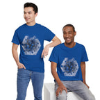 Hex Moon Graphic Tee Design Hex28 — Distressed Space Cheese Vintage Astronomy T-Shirt