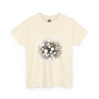 Hex Moon Graphic Tee Design Hex30 — Distressed Space Cheese Vintage Astronomy T-Shirt
