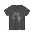 Hexagon Circles Graphic Tee — Digital Manual Print Art