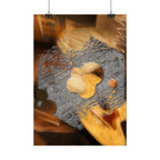 Abstract Texture Collage Poster | Vertical Art Print