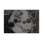 Abstracte grunge matte poster — Donkere textuur horizontale muurdecoratie 