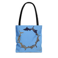 Shark Circle Tote Bag – Ocean Wildlife Canvas Tote