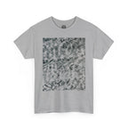 T-shirt met kiwi-bladerenstempel 