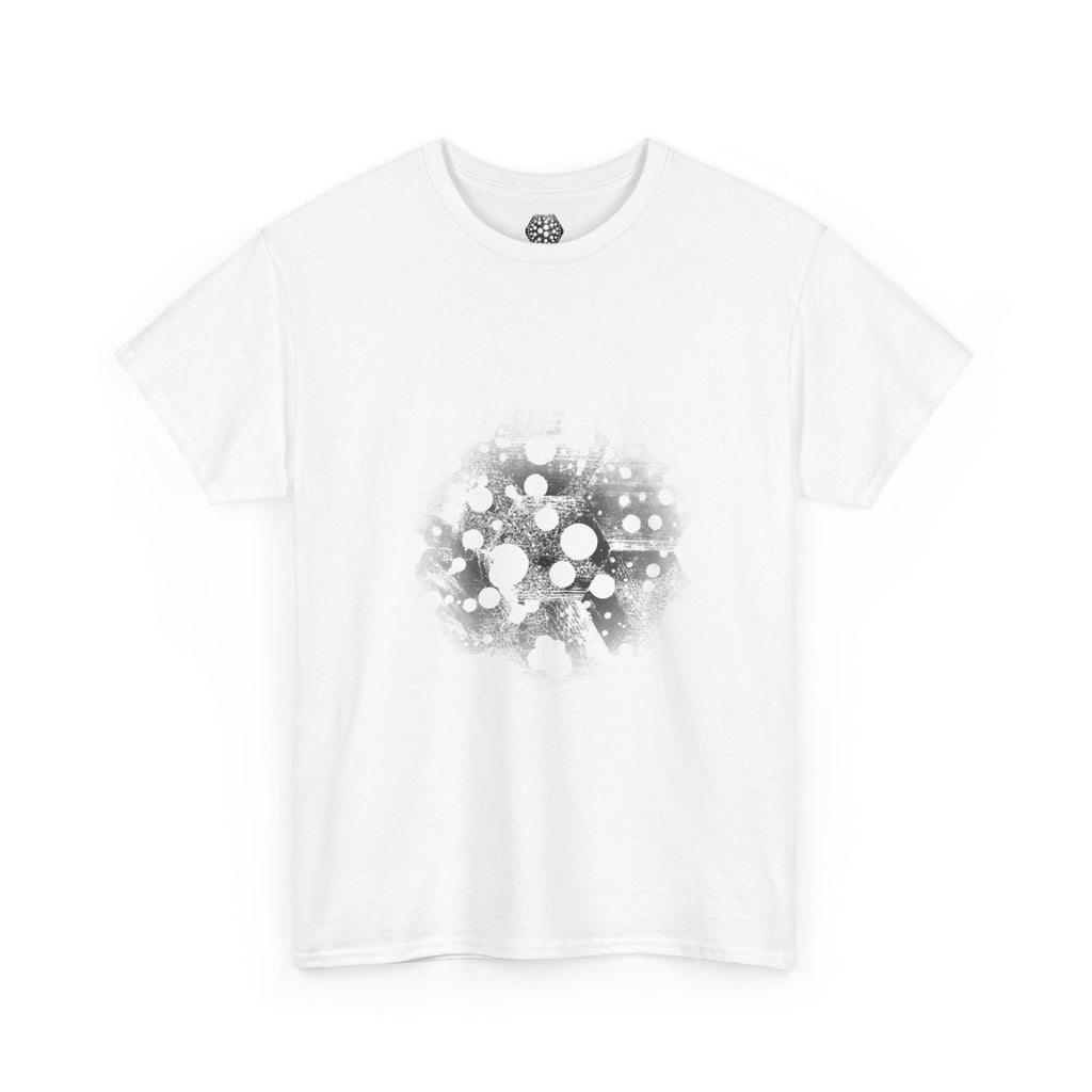 Hex Moon Graphic Tee Design Hex25 — Distressed Space Cheese Vintage Astronomy T-Shirt