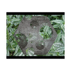 Botanical Hexagon Print Poster — Green Leaf Matte Horizontal Wall Art