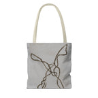 Tote Bag — Minimal Line Art Rope Sketch Tote