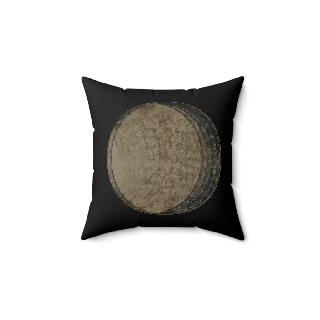 Decoratief kussen met maanfasen — Minimalistisch sierkussen met maanmotief 