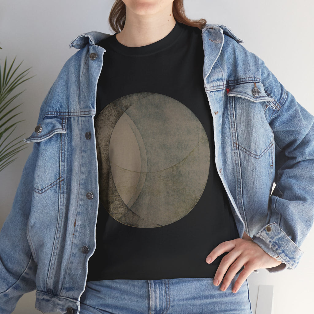 Moon Phase Circle Tee — Vintage Lunar Eclipse Graphic T-Shirt