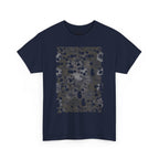 Hex Moon Graphic Tee — Distressed Space Cheese Vintage Astronomy T-Shirt