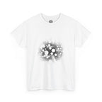 Hex Moon Graphic Tee Design Hex27 — Distressed Space Cheese Vintage Astronomy T-Shirt