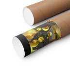 Abstract Bubble Texture Matte Poster — Modern Industrial Wall Art