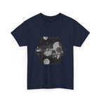 Hex Moon Graphic Tee Design Hex21 — Distressed Space Cheese Vintage Astronomy T-Shirt