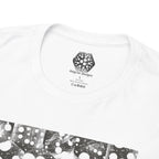 Hex Moon Graphic Tee — Distressed Space Cheese Vintage Astronomy T-Shirt