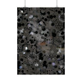 Abstract Black Bubble Poster — Modern Geometric Wall Art