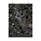 Abstract Black Bubble Poster — Modern Geometric Wall Art
