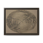 Abstract Botanical Matte Canvas Framed Wall Art - no 36