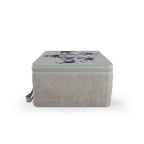 Coastal Crab Pattern Paper Lunch Bag — Nautical Beach Picnic Tote