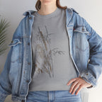 Botanical Meadow Tee — Minimal Wildflower Graphic T-Shirt