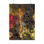 Abstract Bubble Texture Poster — Modern Industrial Wall Art