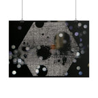 Nachtlampjes Abstracte Zeshoek Bokeh Poster 