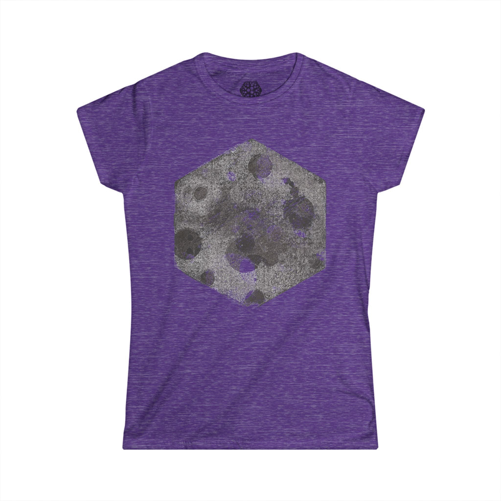 Moon Hex Tee — Vintage Lunar Graphic Women’s T-Shirt