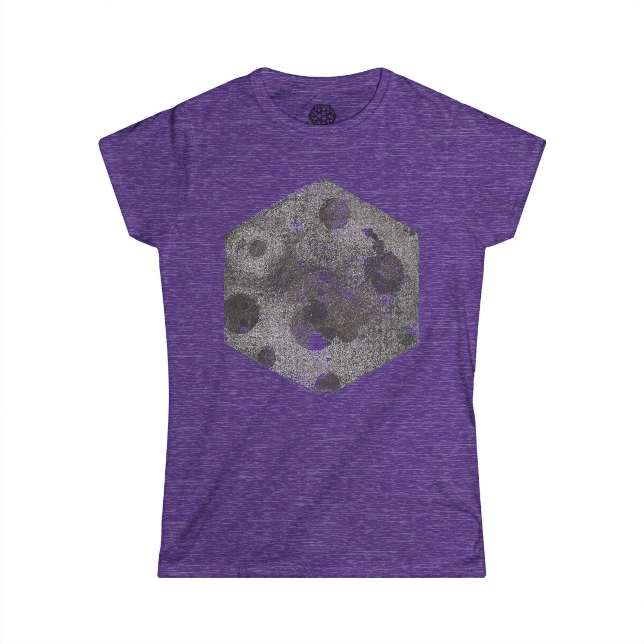 Moon Hex Tee — Vintage T-shirt met maanmotief voor dames 