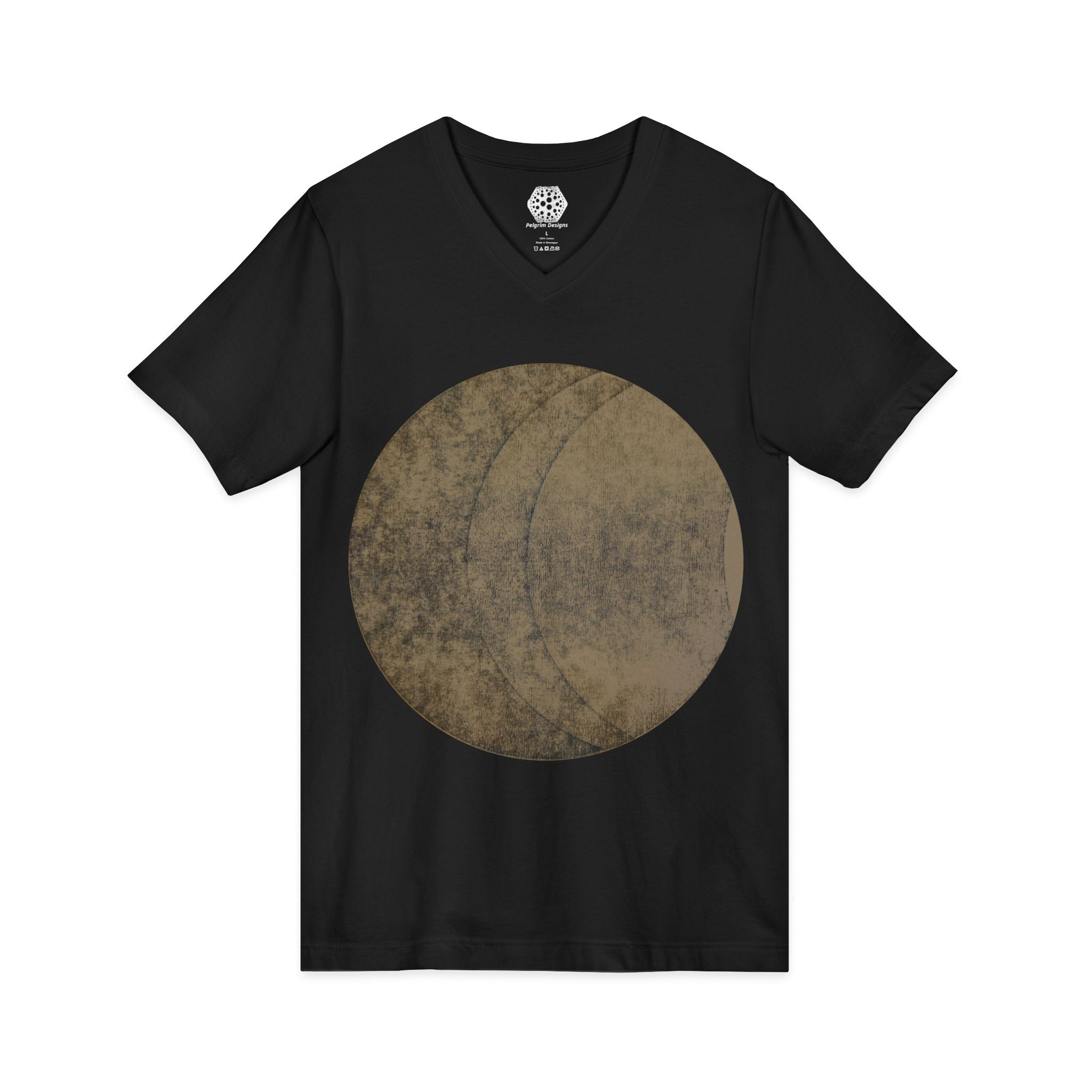 Vintage Moon Phase V-Neck Tee