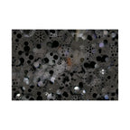 Abstract Black Bubble Matte Horizontal Poster — Modern Minimalist Wall Art