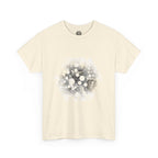 Hex Moon Graphic Tee Design Hex31 — Distressed Space Cheese Vintage Astronomy T-Shirt